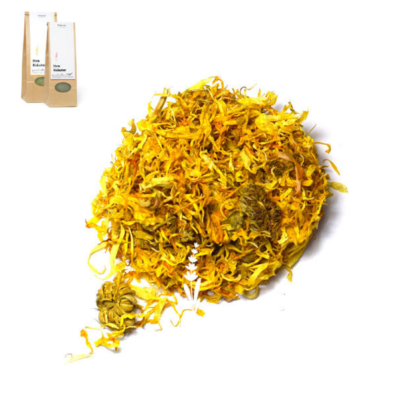 Ringelblumenblüten ganz mit Kelch, BIO